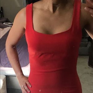 Red hot dress!